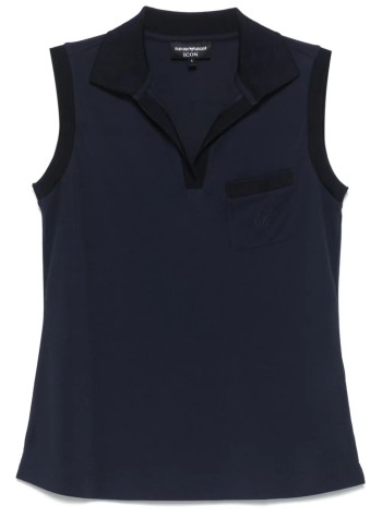 emporio armani polo womantop jersey - ew000669af12367 ub115