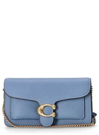 coach crossbody womanpolished pebble leather tabby chain clutch - ce772 b4pub