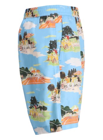 drôle de monsieur pantalon corto hombre le short plage - gbs163pl136lbe light blue 2
