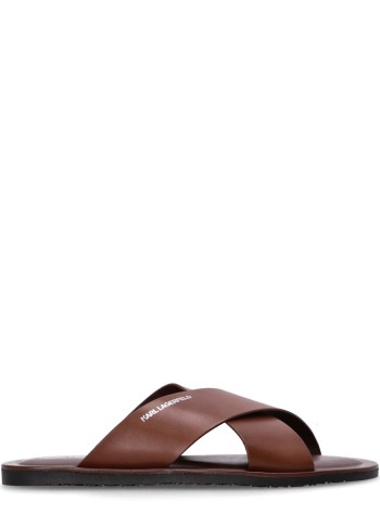 karl lagerfeld sandal mankastor iii kross strap sandal - kl70214 044