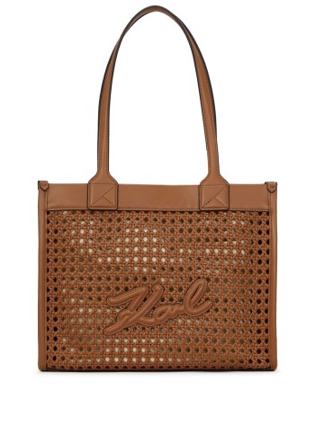 karl lagerfeld crossbody womank skuare md tote woven - a2w30052 1ur