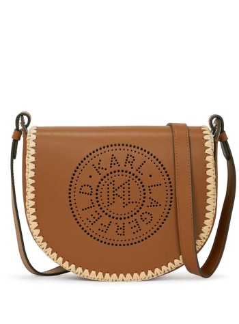 karl lagerfeld crossbody womank circle saddle raffia whip - a2w30016 1an