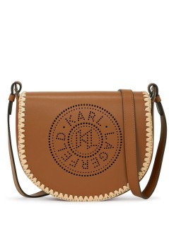 karl lagerfeld crossbody womank circle saddle raffia whip - a2w30016 1an