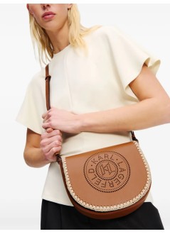 karl lagerfeld crossbody womank circle saddle raffia whip - a2w30016 1an