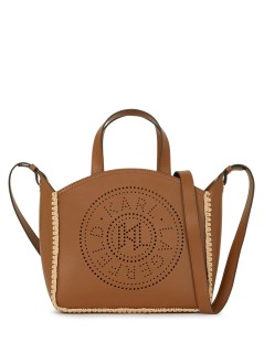 karl lagerfeld crossbody womank circle sm tote raffia whip - a2w30014 1an
