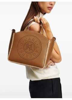 karl lagerfeld crossbody womank circle sm tote raffia whip - a2w30014 1an