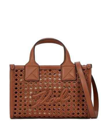 karl lagerfeld crossbody womank skuare sm tote woven - a2w30053 1ur