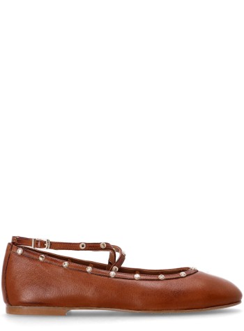 Leather Flat Ballerinas