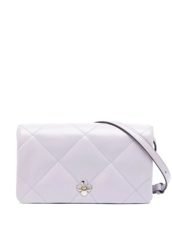 tory burch crossbody mujer kira clover diamond quilt chain wallet - 165735500 500