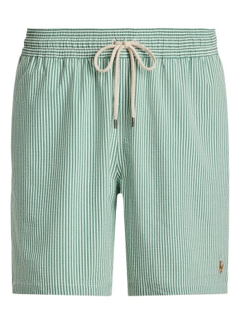 polo ralph lauren trunk hombre traveler-mid-trunk - 710957784005 raft green seersucker