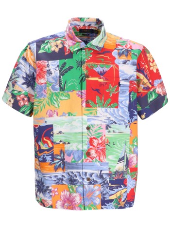 polo ralph lauren camiseria hombre cladypp1pkss-short sleeve-sport shirt - 710964762001 6713 beach bazaar patchwork