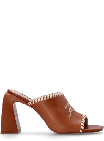 karl lagerfeld clog womanastra nova whipstitch slide - kl33172 022