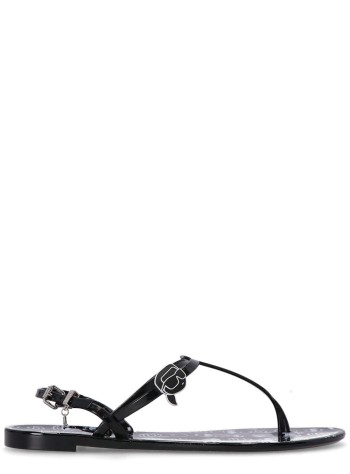 karl lagerfeld sandal womanjelly nft graffiti sling - kl80002g v01