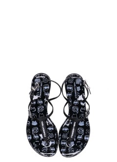 karl lagerfeld sandalia mujer jelly nft graffiti sling - kl80002g v01