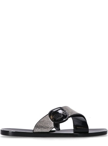 karl lagerfeld sandal womanjelly iii sparkle nft krosstrap - kl80004s v0s