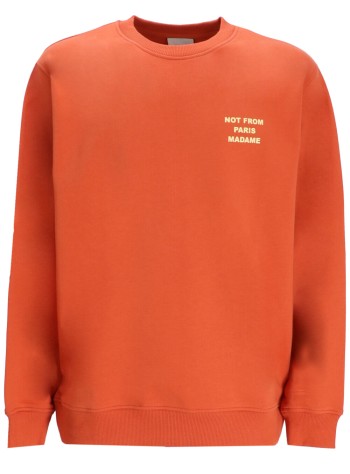 drôle de monsieur sudadera hombre le sweatshirt slogan - gsw149co127rt rust