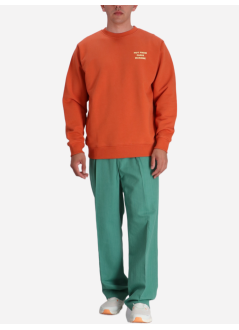 drôle de monsieur sweater manle sweatshirt slogan - gsw149co127rt rust