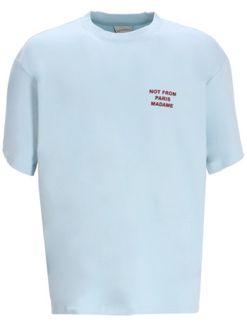 drôle de monsieur t-shirt manle t-shirt slogan - gts203co002lbe light blue