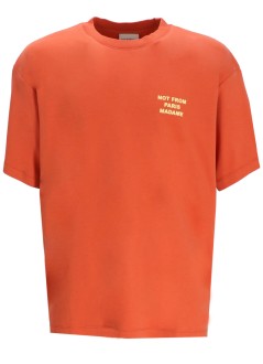 drôle de monsieur camiseta hombre le t-shirt slogan - gts203co002rt rust