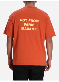 drôle de monsieur camiseta hombre le t-shirt slogan - gts203co002rt rust
