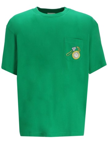 drôle de monsieur t-shirt manle t-shirt gousset - gts243co165gn green