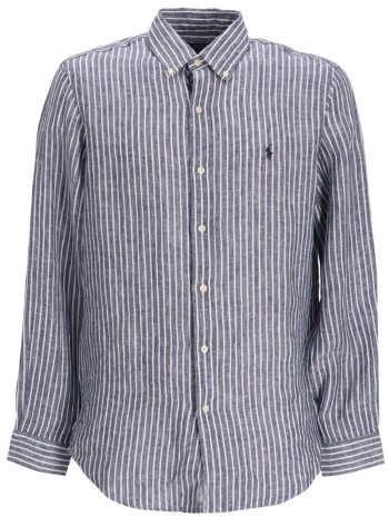 polo ralph lauren camiseria hombre cubdppcs-long sleeve-sport shirt - 710961264003 6635a newport navy white