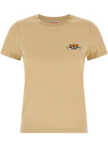 kenzo top womangots kenzo happy tiger classic t shirt - ff52ts1694so 11