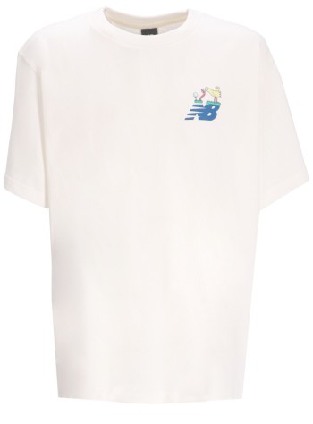 new balance camiseta hombre athletics relaxed golf cartoon t-shirt - mt51904sst sst