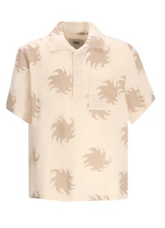 oas camiseria hombre hazel ember girona linen shirt - 700410 hazel