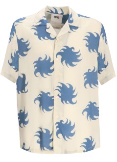 oas camiseria hombre sky ember viscose shirt - 700559 sky