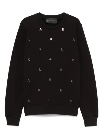 karl lagerfeld sudadera mujer rhinestone karl sweatshirt - a1w20049 999
