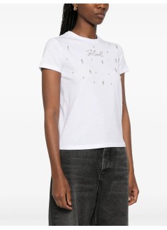 karl lagerfeld top mujer karl rs t shirt - a2w17120 100