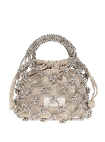 kurt geiger crossbody womansm macrame crystal bag - 2038267999 67