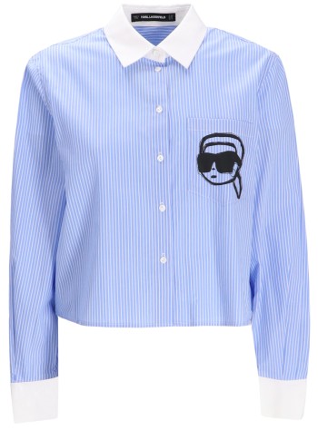 karl lagerfeld camiseria mujer ikon print blouse - a1w11037 q31