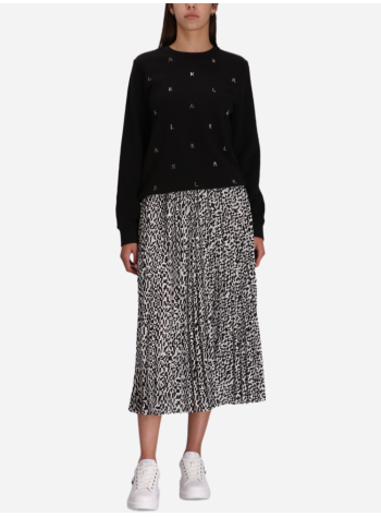 karl lagerfeld falda mujer commercial pleated skirt - a1w12026 1qz 2