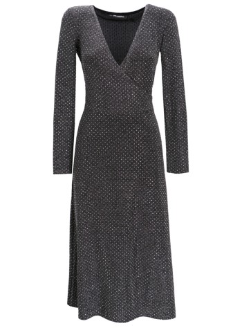 Jersey Rhinestone Dress