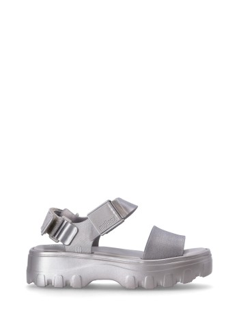 melissa sandal womanmelissa kick off sandal metallic ad - 36081 be842