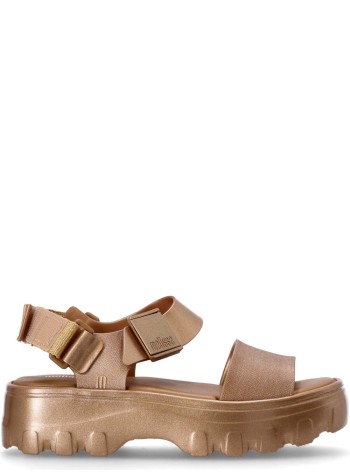 melissa sandal womanmelissa kick off sandal metallic ad - 36081 be843