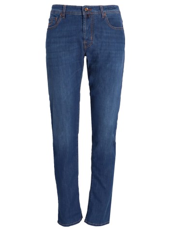 jacob cohen denim manpant 5 pkt slim fit bard  rinse - jumqe004s3735 200d