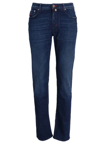 jacob cohen denim manpant 5 pkt slim fit bard ltd  vintage - julql004s3619 100d