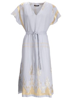 greek archaic kori vestido mujer kaftan long roots ss - s25k430383 4301