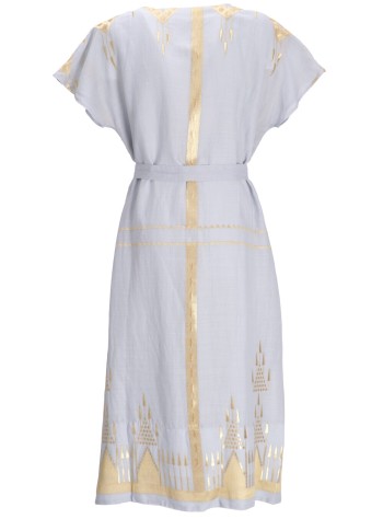 greek archaic kori vestido mujer kaftan long roots ss - s25k430383 4301 2