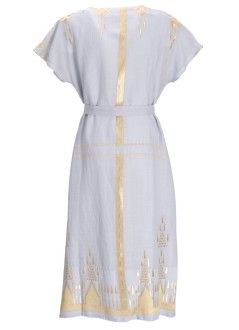 greek archaic kori vestido mujer kaftan long roots ss - s25k430383 4301
