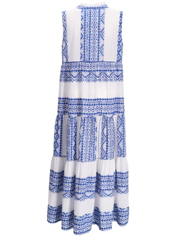 greek archaic kori vestido mujer dress long classic triangle sleeveless - s25k330881 2105 2