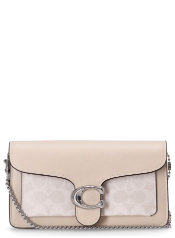 coach crossbody womancoated canvas signature tabby chain clutch - ce774 lhxun