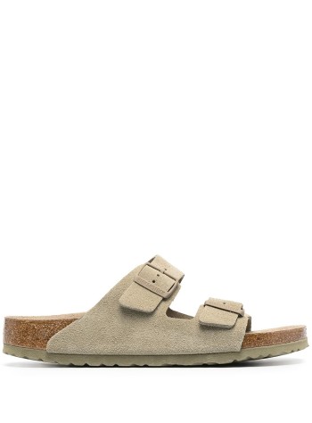 birkenstock sandal manarizona sfb leve - 1019088 faded khaki