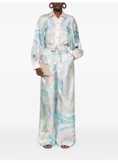 zimmermann shirt womanilluminate relaxed shirt - 4028ts251 bluaga