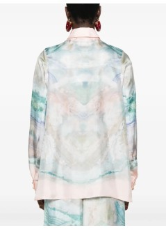 zimmermann shirt womanilluminate relaxed shirt - 4028ts251 bluaga