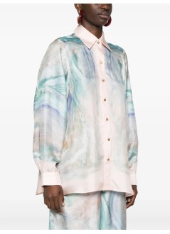 zimmermann shirt womanilluminate relaxed shirt - 4028ts251 bluaga