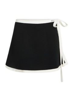 karl lagerfeld pareo womanmonochrome pareo - a2w46021 dw1